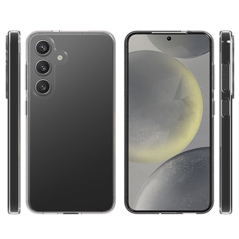 EIDERWOOD Samsung Galaxy S25 Transparent Cover – Fleksibelt Plast Bagside