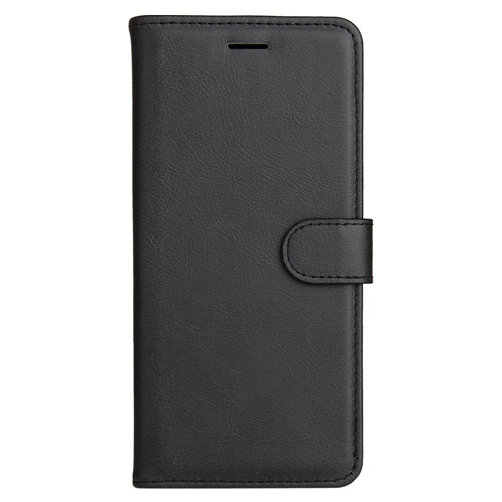 EIDERWOOD - OPPO A60 / A40m / A40 Kunstlæder Flip Cover m. Strop - Sort