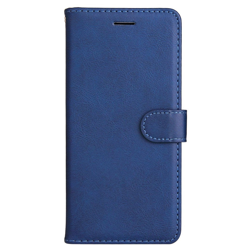 EIDERWOOD - Oppo A60 / A40m / A40 Kunstlæder Flip Cover m. Strop - Blå