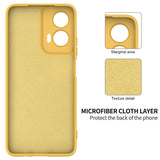 EIDERWOOD Motorola Moto G35 5G - Silikone Cover m. Strop - Gul