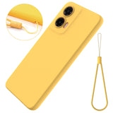 EIDERWOOD Motorola Moto G35 5G - Silikone Cover m. Strop - Gul