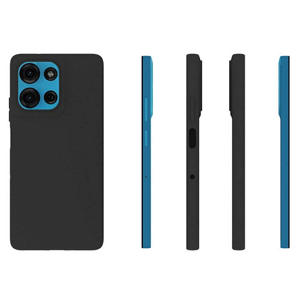 EIDERWOOD - Motorola Moto G75 (5G) - Fleksibelt Plastik Cover - Sort