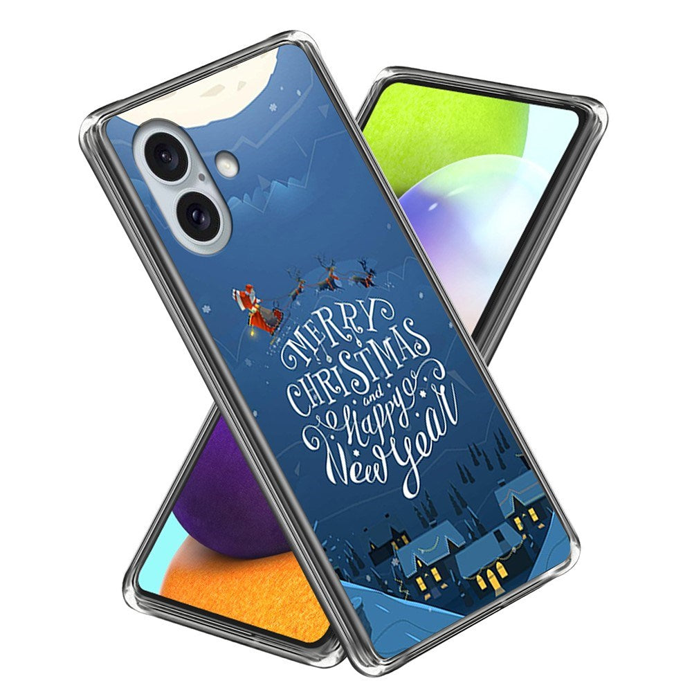 Julecover til iPhone 16 - Merry Christmas & Happy New Year