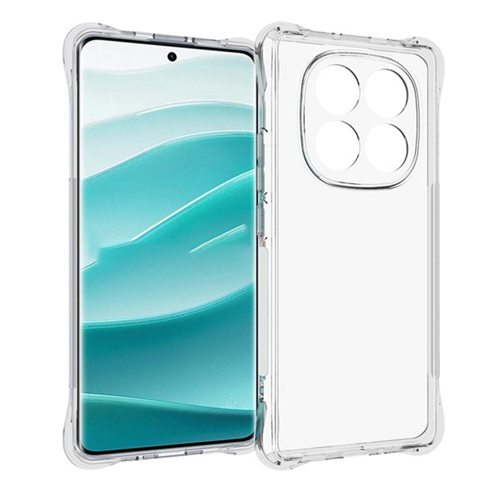 EIDERWOOD Xiaomi Redmi Note 14 Pro (5G) / Poco X7 Skridsikkert Mobil Cover m. Forstærkede Hjørner - Gennemsigtig