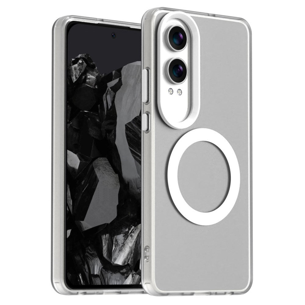 EIDERWOOD OnePlus Nord CE4 Lite (5G) Hybrid Plast Bagside Cover - MagSafe Kompatibel - Gennemsigtig / Hvid