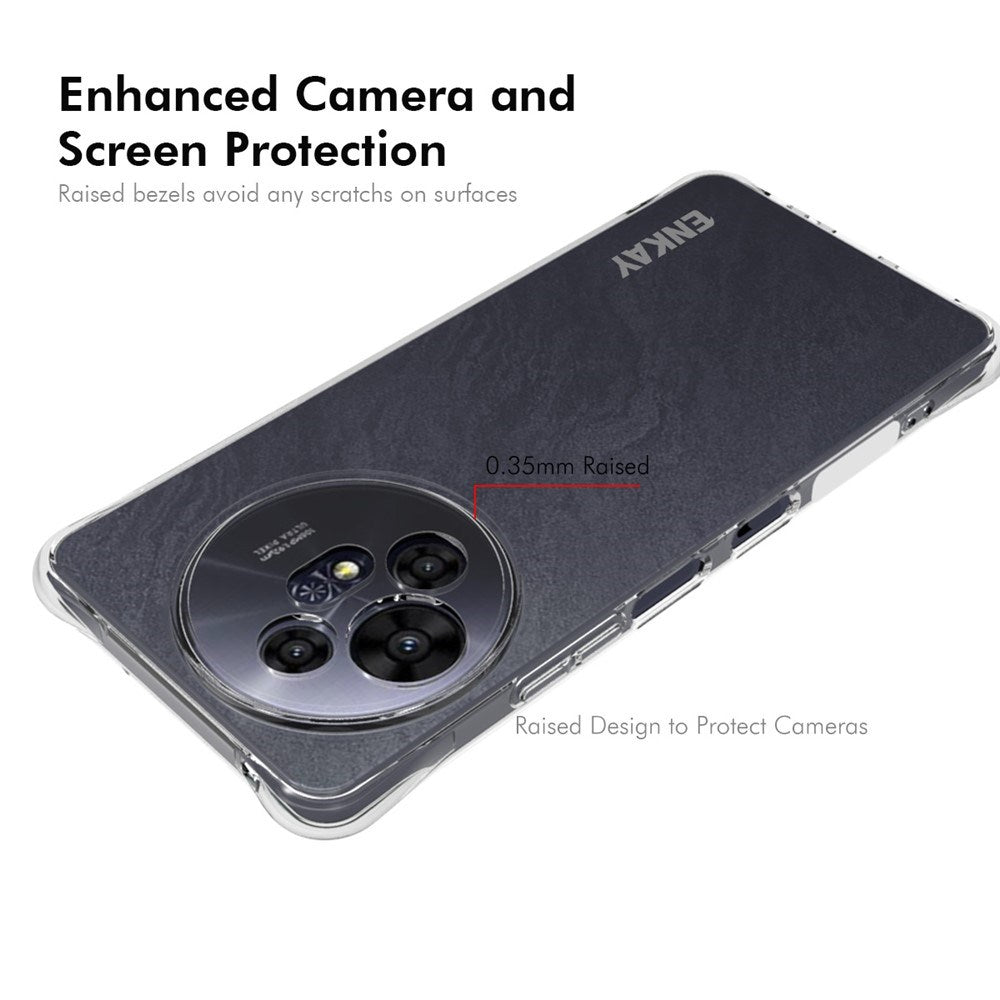 TCL 50 Pro Nxtpaper (5G) Enkay Anti-Slip Plastik Mobil Cover - Gennemsigtig