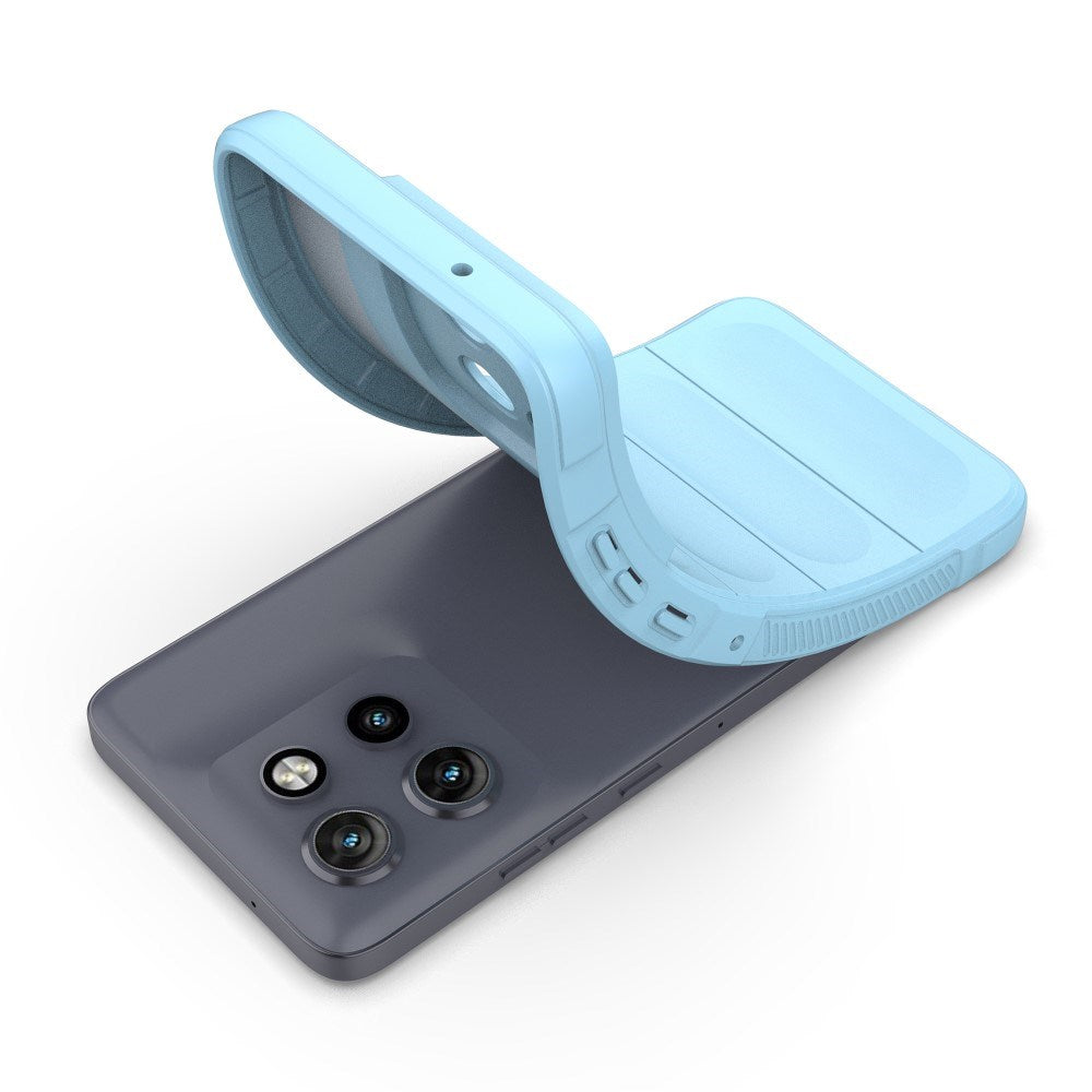 EIDERWOOD Motorola Edge 50 Neo / ThinkPhone 25 Fleksibelt Plastik Mobil Cover - Lyseblå