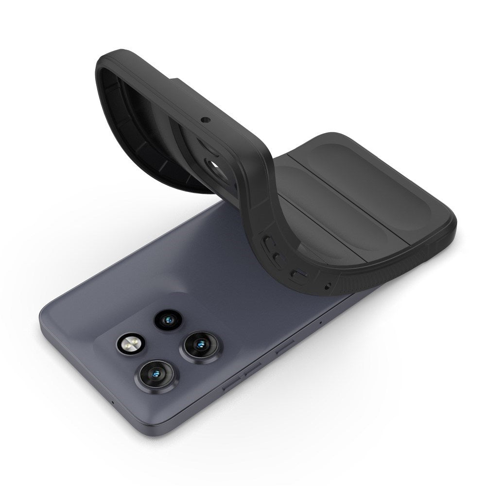 EIDERWOOD Motorola Edge 50 Neo / ThinkPhone 25 Fleksibelt Plastik Mobil Cover - Sort