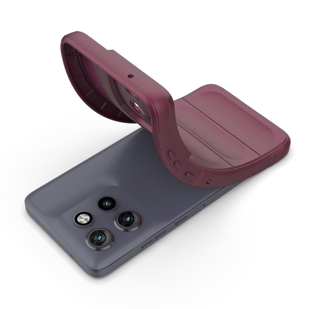 EIDERWOOD Motorola Edge 50 Neo / ThinkPhone 25 Fleksibelt Plastik Mobil Cover - Rød