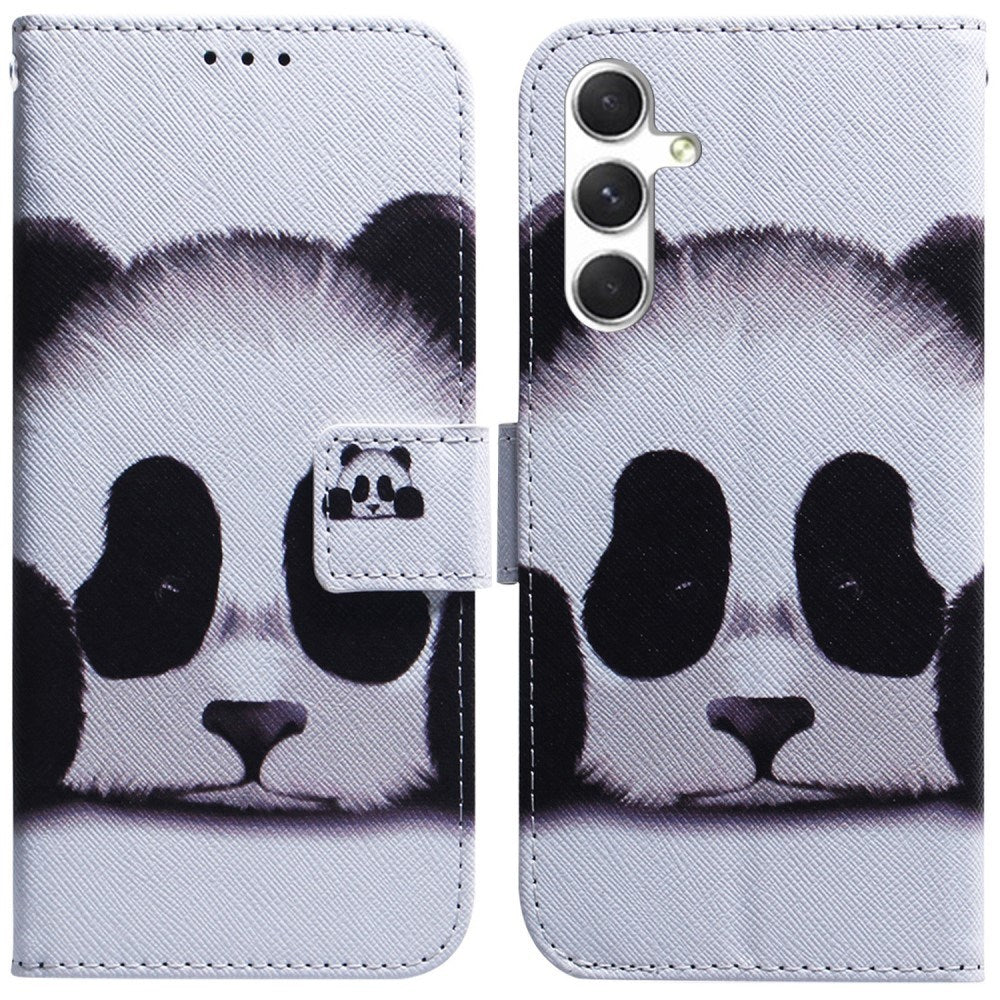 EIDERWOOD - Samsung Galaxy S25 - Kunstlæder Flip Case m. Motiv - Panda