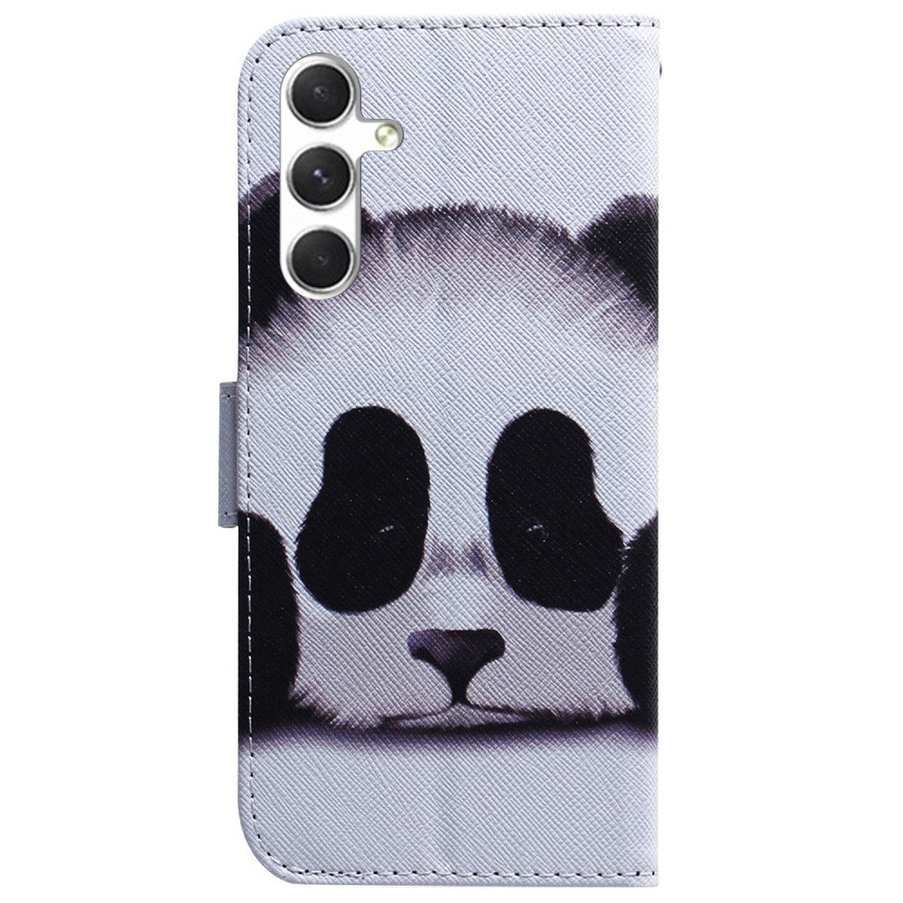 EIDERWOOD - Samsung Galaxy S25 - Kunstlæder Flip Case m. Motiv - Panda