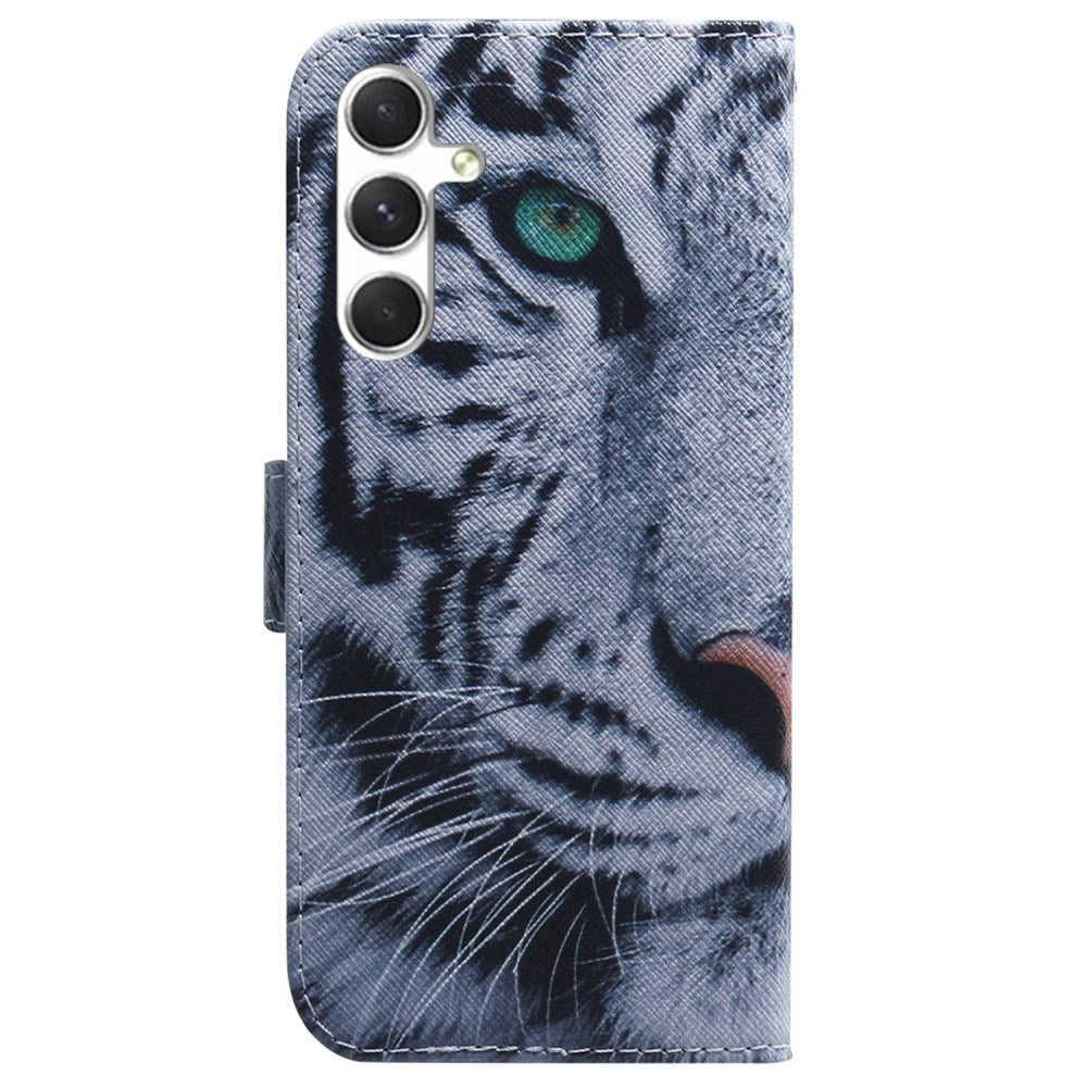 EIDERWOOD - Samsung Galaxy S25 - Kunstlæder Flip Case m. Motiv - Tiger
