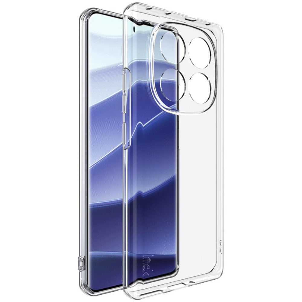Xiaomi Redmi Note 14 Pro (5G) - IMAK Fleksibelt Plastik Bagside Cover - Gennemsigtig