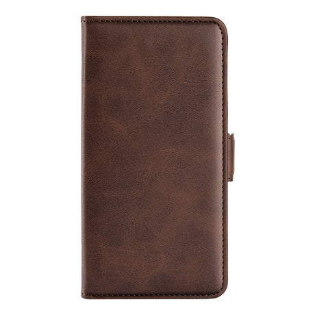 EIDERWOOD Motorola Edge 50 Neo Wallet Flip Cover - i læder m. Pung - Brun