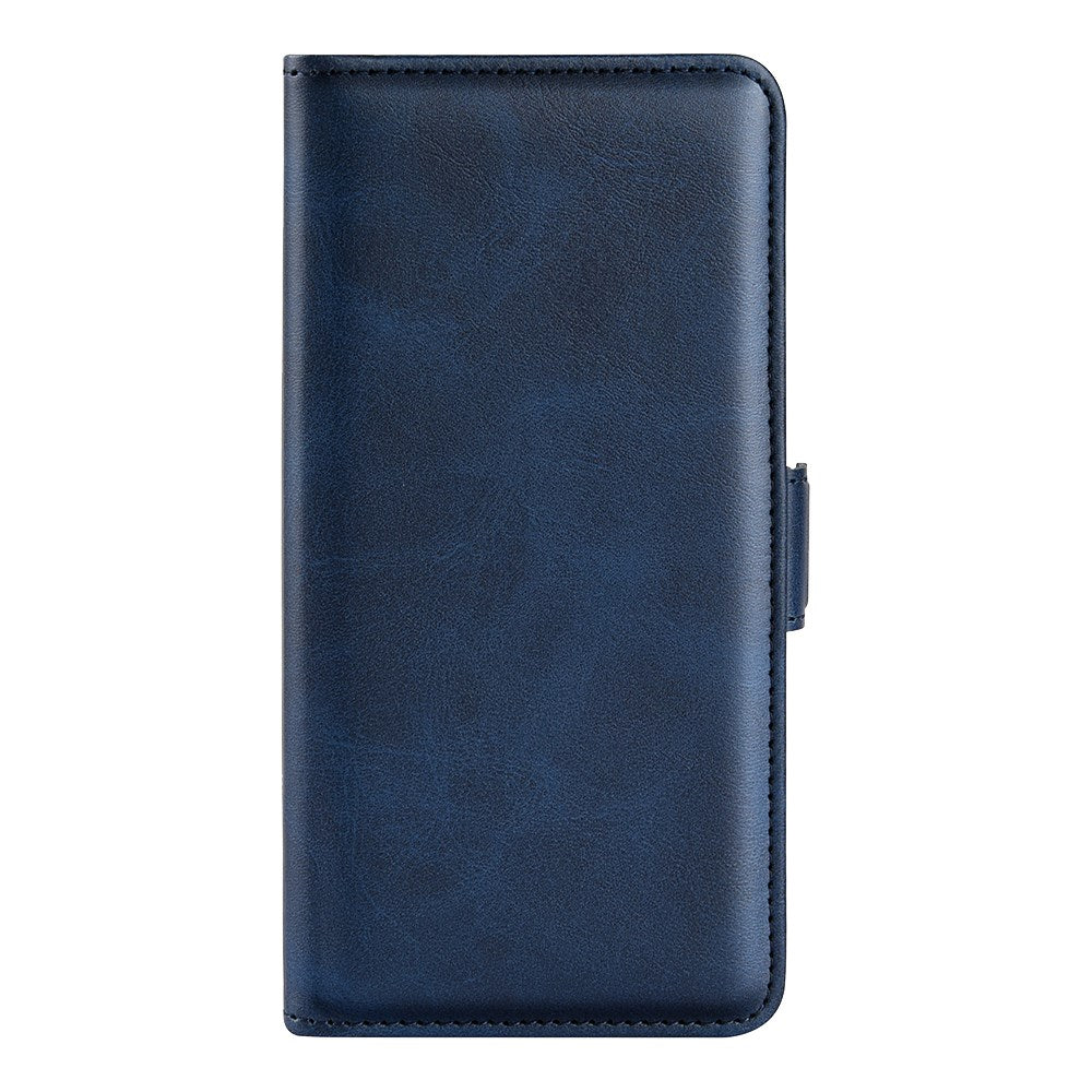 EIDERWOOD Motorola Edge 50 Neo Wallet Flip Cover - i læder m. Pung - Mørkeblå