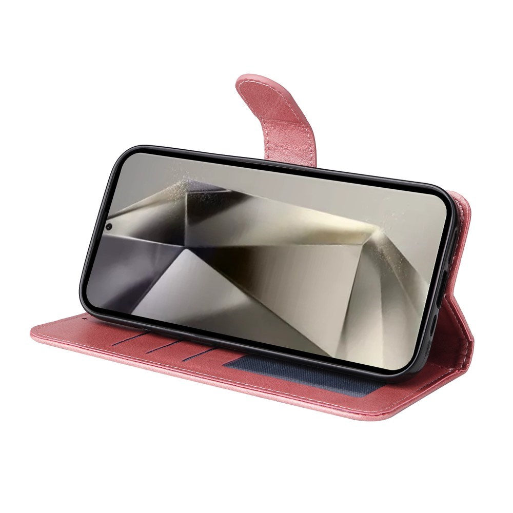 EIDERWOOD - Vegansk Læder Flip Cover - Samsung Galaxy S25 Ultra - Lyserød