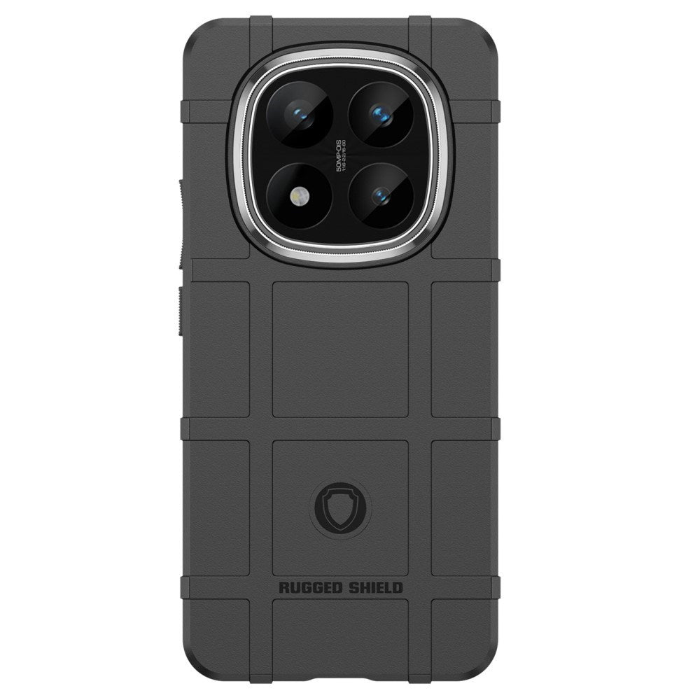EIDERWOOD Xiaomi Redmi Note 14 Pro+ Rugged Shield Series Håndværker Mobil Cover - Sort