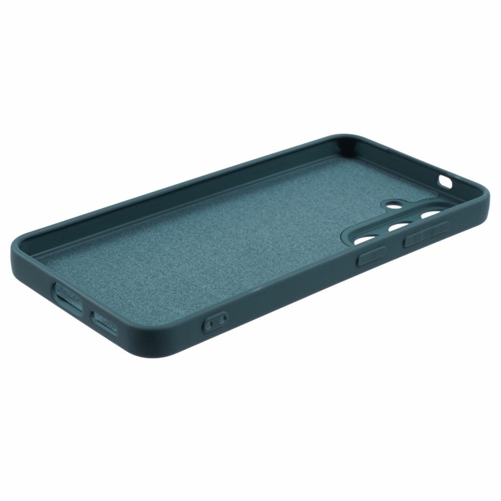 EIDERWOOD - Telefoncover til Samsung Galaxy S25 - Holdbart Plastdesign og Ridsefri Inderside - Mørkegrøn