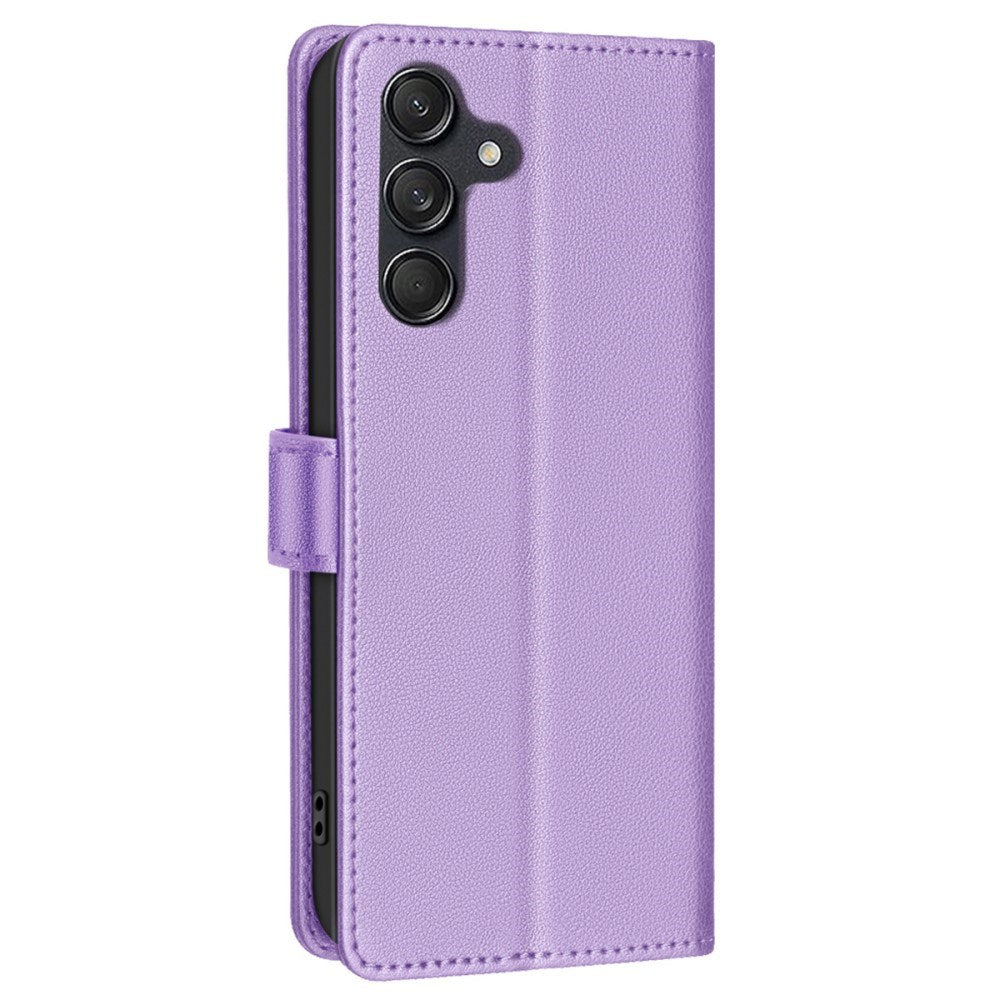 Samsung Galaxy A36 (5G) BINFEN Kunstlæder Flip Cover - RFID Blokering - Kortholder - Ståfunktion - Lilla