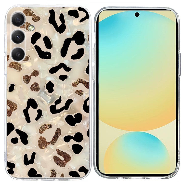 EIDERWOOD Samsung Galaxy S25 FE Fleksibel Plastik Mobil Cover m. Motiv - Leopard