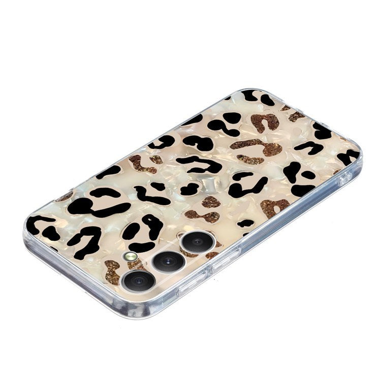 EIDERWOOD Samsung Galaxy S25 FE Fleksibel Plastik Mobil Cover m. Motiv - Leopard