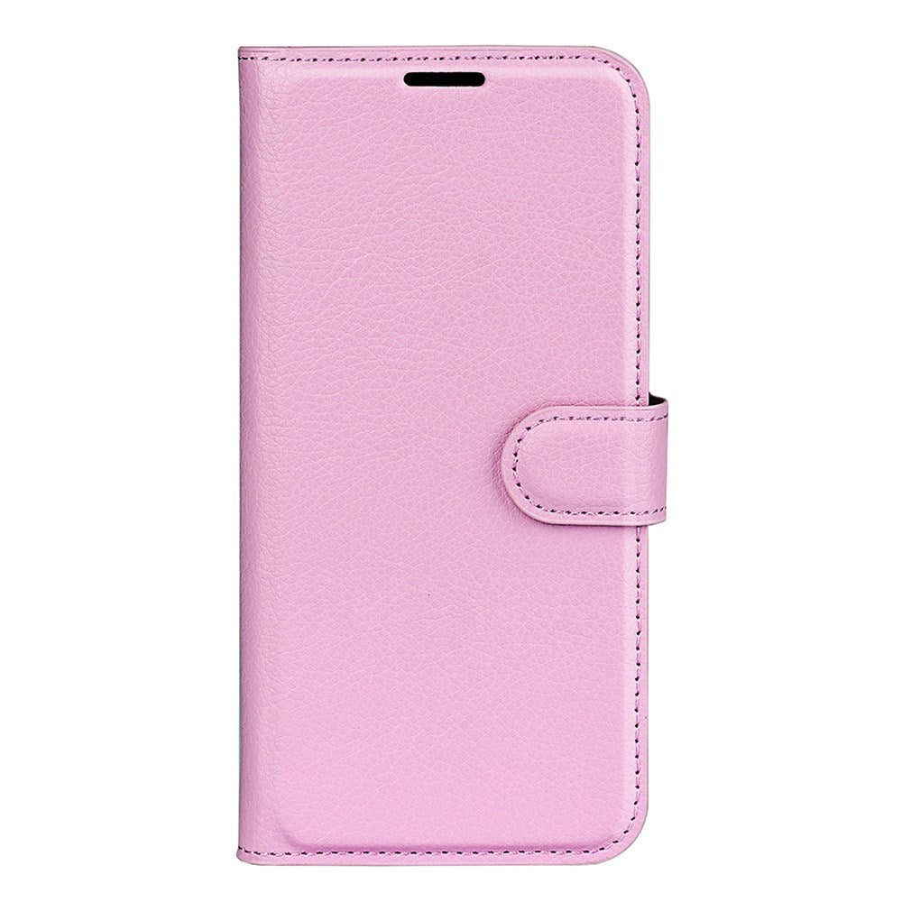 EIDERWOOD - Motorola Moto G75 (5G) - Kunstlæder Flip Cover m. Kortholder & Ståfunktion - Lyserød
