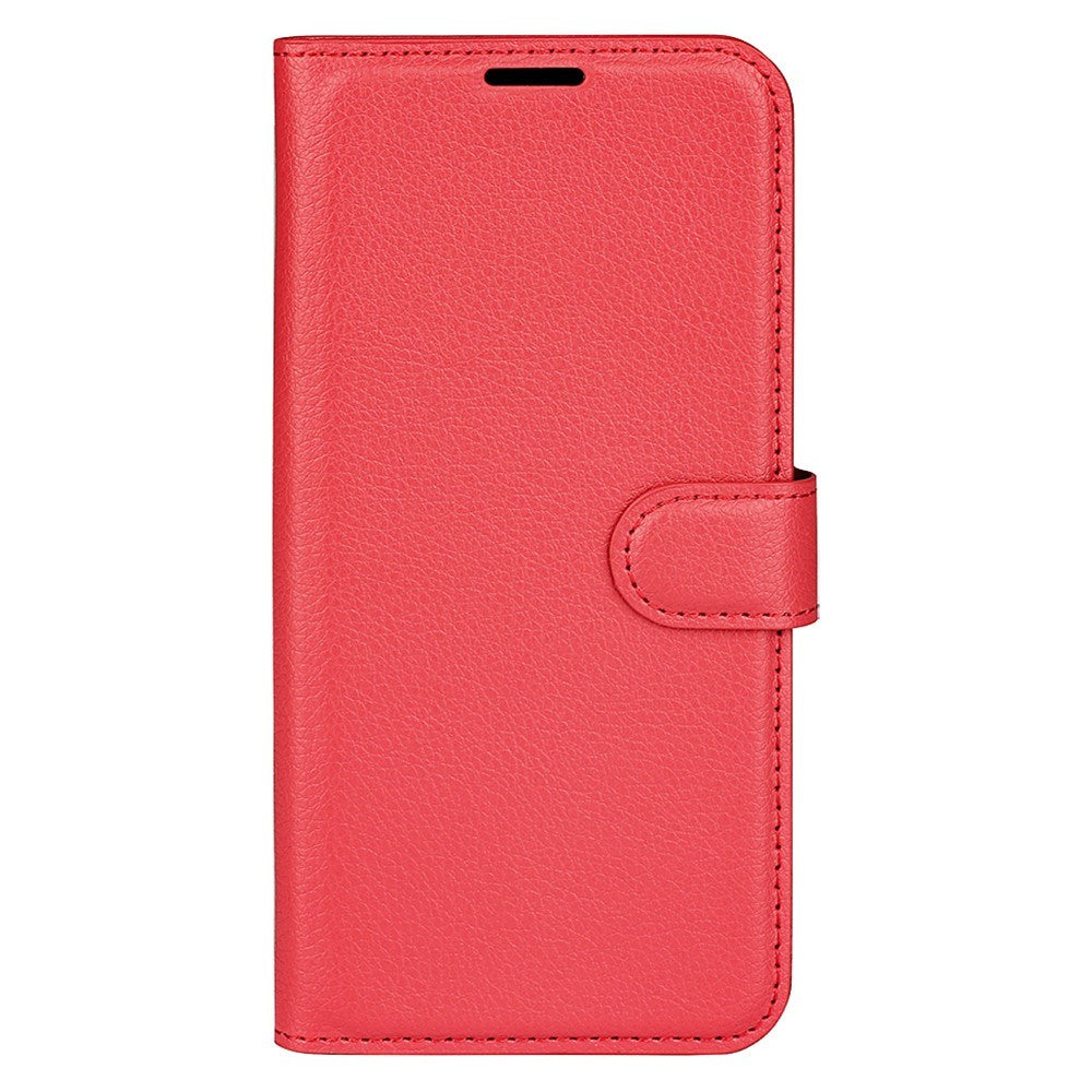 EIDERWOOD - Motorola Moto G75 (5G) - Kunstlæder Flip Cover m. Kortholder & Ståfunktion - Rød