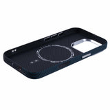 EIDERWOOD - Mønstret Carbon Cover - iPhone 16 Pro - MagSafe Kompatibel - Dark Colored Pattern