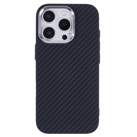 EIDERWOOD - Mønstret Carbon Cover - iPhone 16 Pro - MagSafe Kompatibel - Black