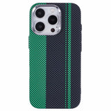 EIDERWOOD - Mønstret Carbon Cover - iPhone 16 Pro - MagSafe Kompatibel - Green/Black