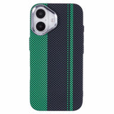 EIDERWOOD - Mønstret Carbon Cover - iPhone 16 - MagSafe Kompatibel - Green/Black