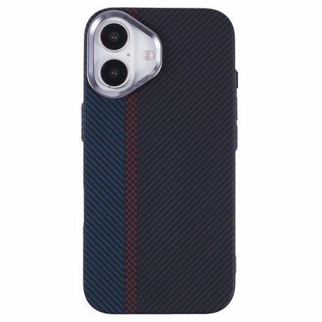 EIDERWOOD - Mønstret Carbon Cover - iPhone 16 - MagSafe Kompatibel - Dark Colored Pattern