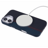 EIDERWOOD - Mønstret Carbon Cover - iPhone 16 - MagSafe Kompatibel - Dark Colored Pattern