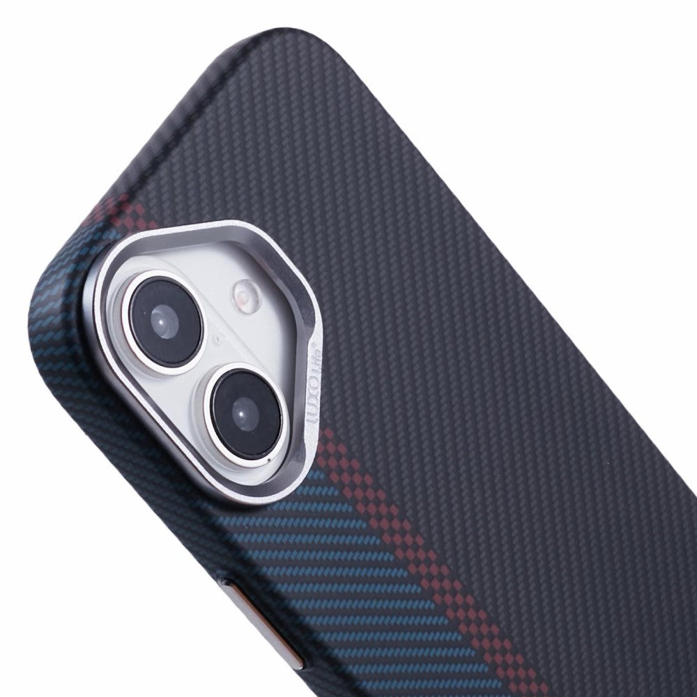 EIDERWOOD - Mønstret Carbon Cover - iPhone 16 - MagSafe Kompatibel - Dark Colored Pattern