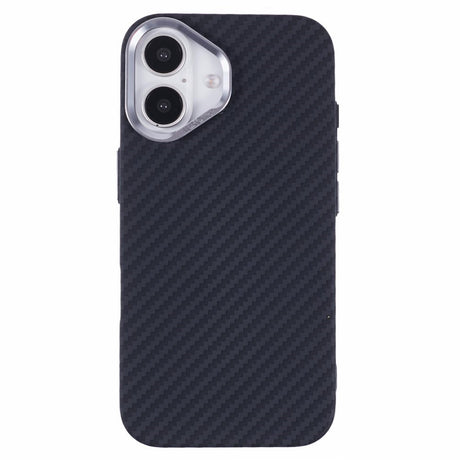 EIDERWOOD - Mønstret Carbon Cover - iPhone 16 - MagSafe Kompatibel - Black