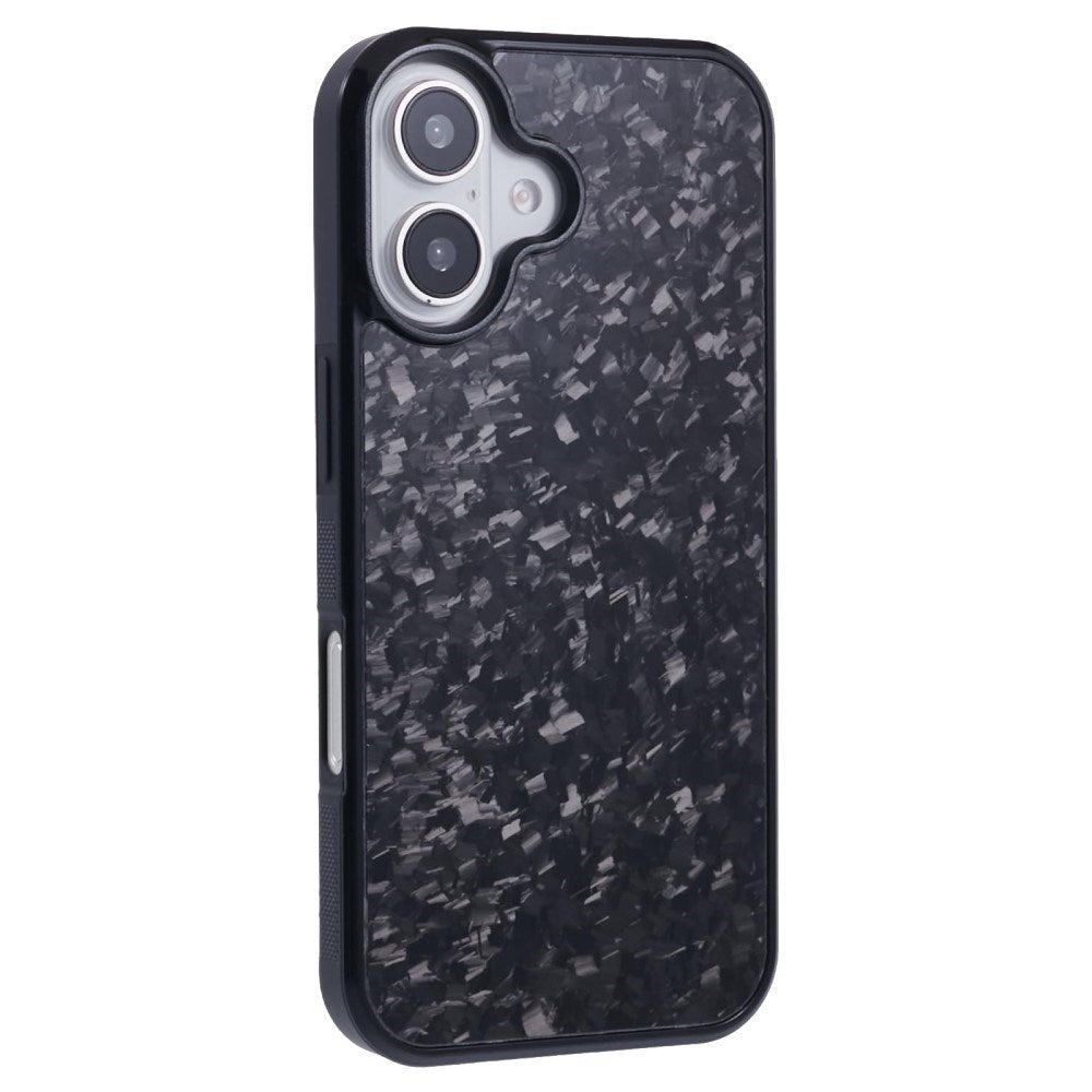 EIDERWOOD iPhone 16 Carbon Fiber Cover - MagSafe Kompatibelt - Sort