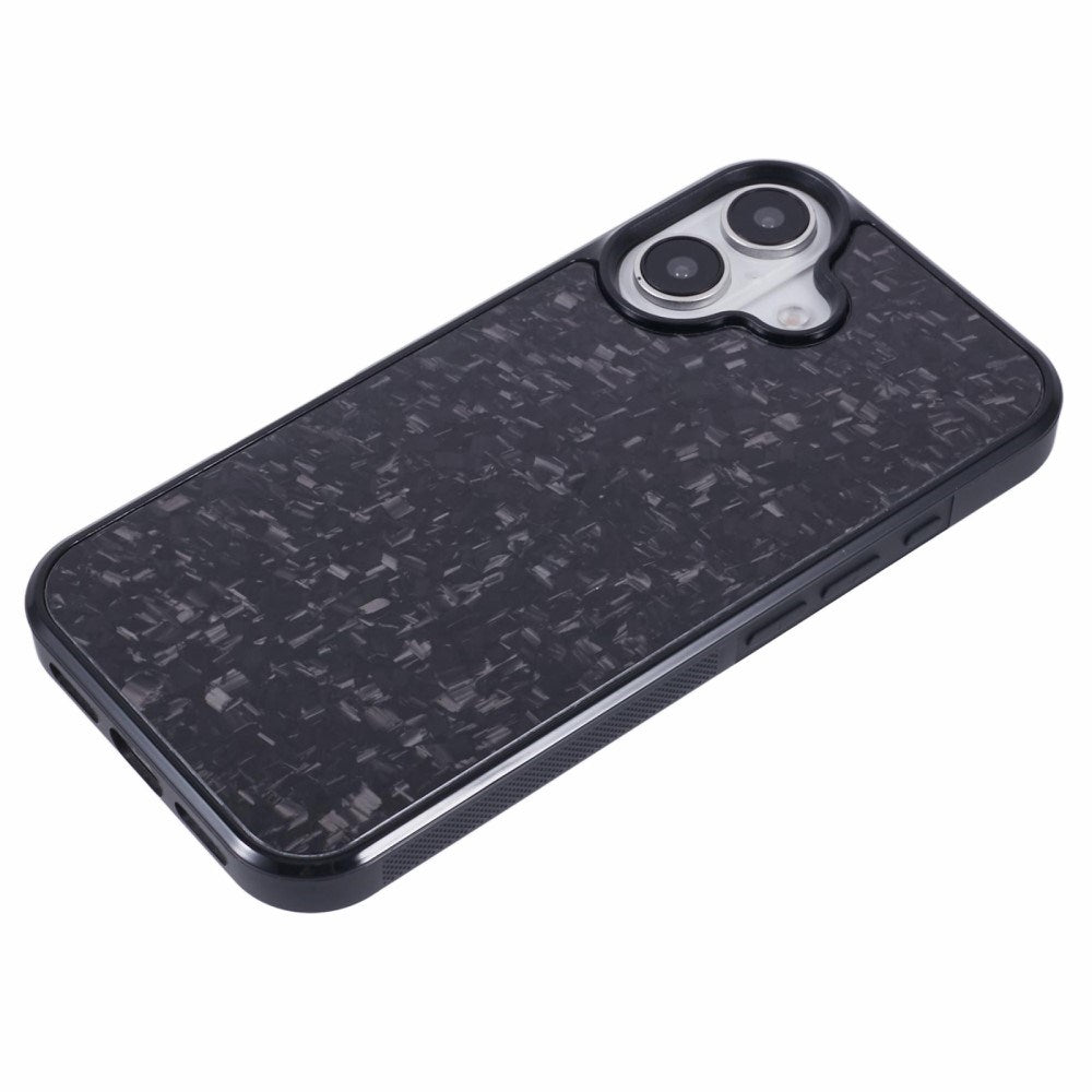 EIDERWOOD iPhone 16 Carbon Fiber Cover - MagSafe Kompatibelt - Sort