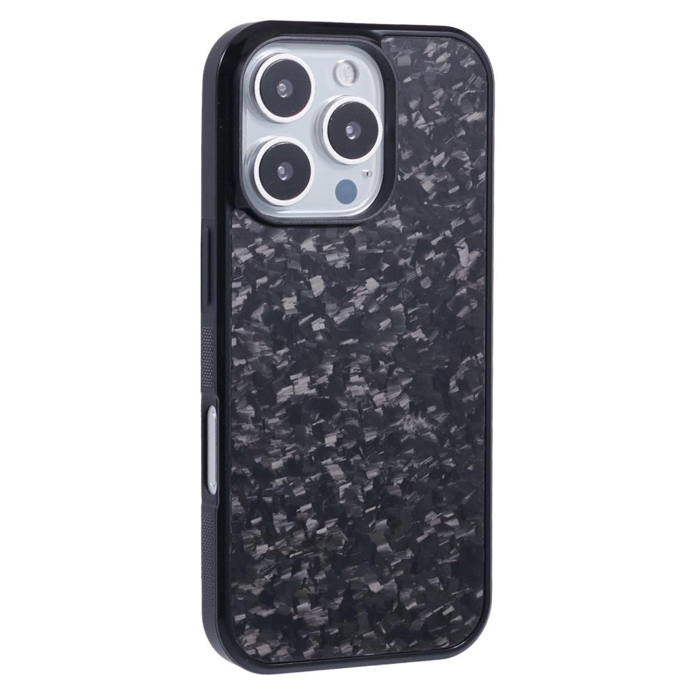 EIDERWOOD iPhone 16 Pro Carbon Fiber Cover - MagSafe Kompatibelt - Sort