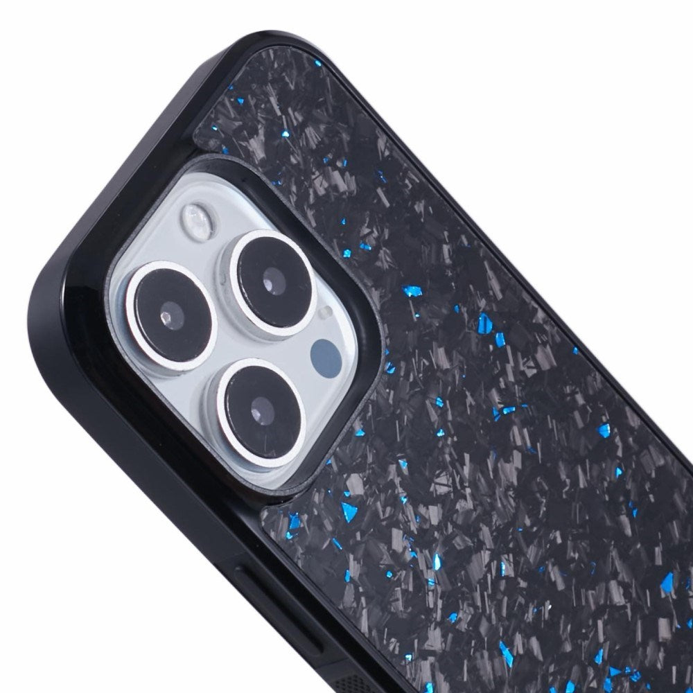 EIDERWOOD iPhone 16 Pro Carbon Fiber Cover - MagSafe Kompatibelt - Blå