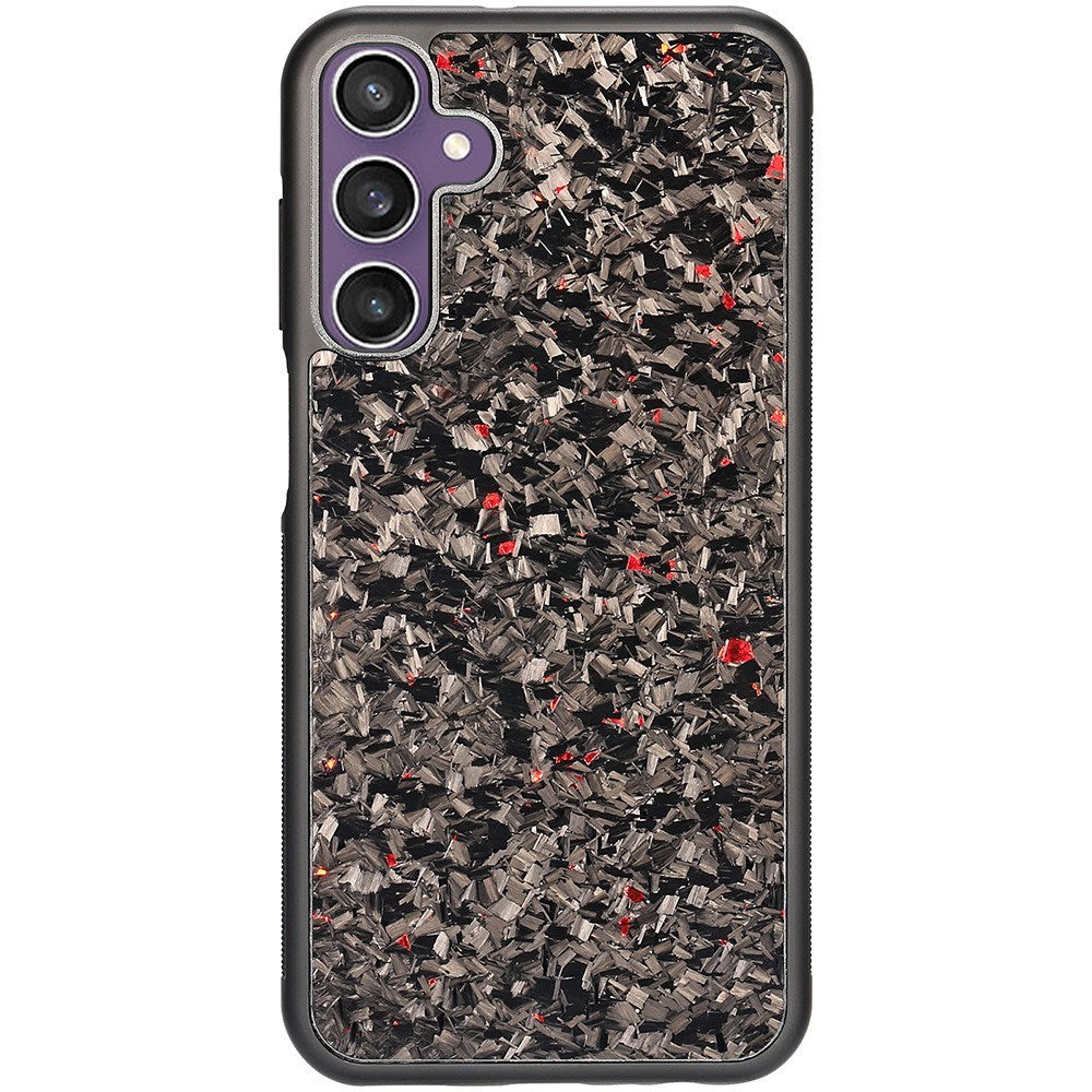 EIDERWOOD Samsung Galaxy S24 Carbon Fiber Cover - MagSafe Kompatibelt - Rød