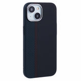 EIDERWOOD - Mønstret Carbon Cover - iPhone 14 - MagSafe Kompatibel - Dark Colored Pattern