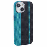 EIDERWOOD - Mønstret Carbon Cover - iPhone 13 - MagSafe Kompatibel - Blue/Black