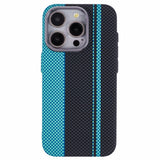 EIDERWOOD - Mønstret Carbon Cover - iPhone 13 Pro - MagSafe Kompatibel - Blue/Black