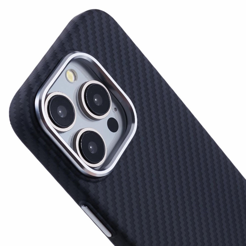 EIDERWOOD - Mønstret Carbon Cover - iPhone 13 Pro - MagSafe Kompatibel - Black