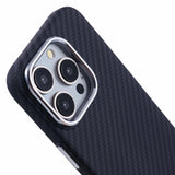 EIDERWOOD - Mønstret Carbon Cover - iPhone 13 Pro - MagSafe Kompatibel - Black