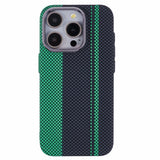 EIDERWOOD - Mønstret Carbon Cover - iPhone 13 Pro - MagSafe Kompatibel - Green/Black