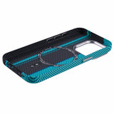 EIDERWOOD - Mønstret Carbon Cover - iPhone 12/12 Pro - MagSafe Kompatibel - Blue/Black