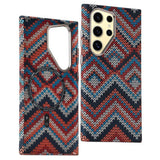 EIDERWOOD - Mønstret Carbon Cover - Samsung Galaxy S24 Ultra - MagSafe Kompatibel - Retro Pattern