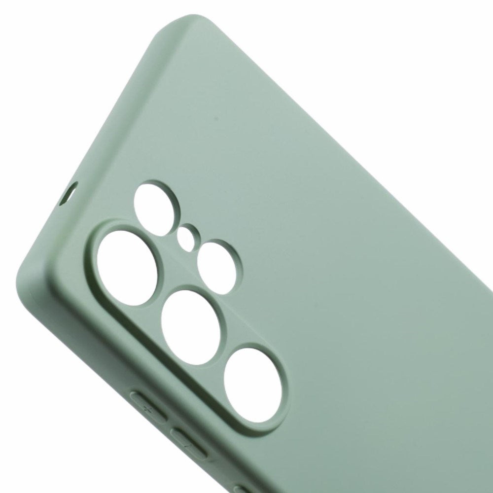 EIDERWOOD Samsung Galaxy S25 Ultra Foret Fleksibelt Plast Mobil Cover - Lysegrøn