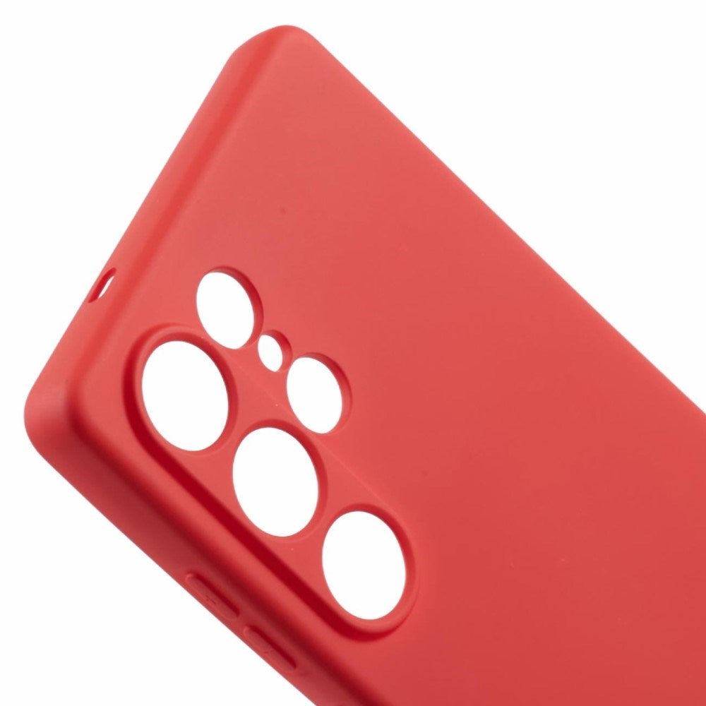 EIDERWOOD Samsung Galaxy S25 Ultra Foret Fleksibelt Plast Mobil Cover - Rød